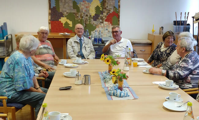 Oberbürgermeister besucht Senioren-Stammtisch