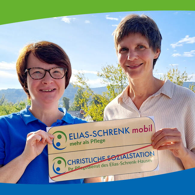 Christliche Sozialstation wird zu Elias-Schrenk mobil gGmbH